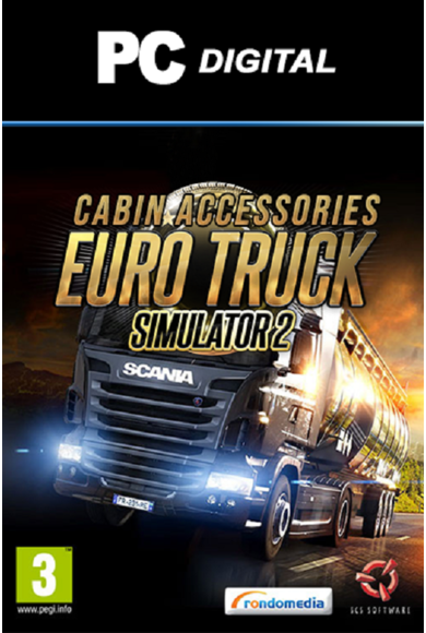 Euro Truck Simulator 2 – Cabin Accessories DLC Steam (Digital Download)